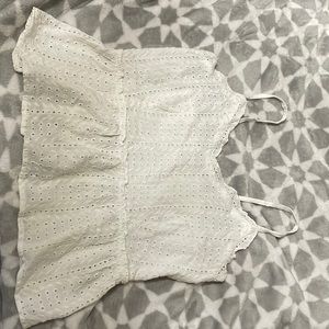 White tank blouse size S